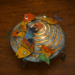 Porta vela Decorativa de Metal - BOUTIQUEDELAINDIAENCOLOMBIA