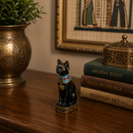 Figura Egipcia Bastet Guardiana de Protección - BOUTIQUEDELAINDIA