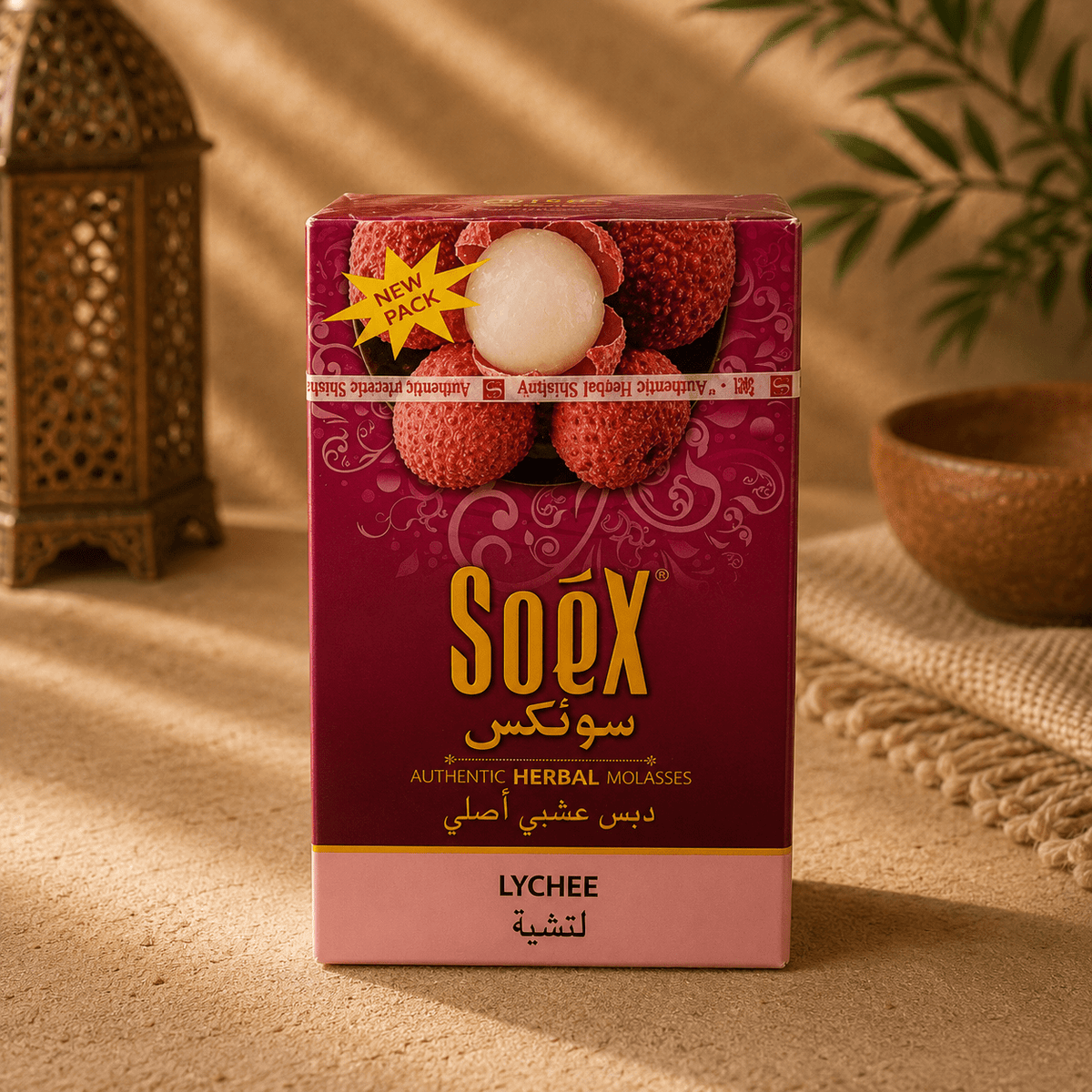 Mezcla Herbal para Nargila Soex Sabor Lichi - BOUTIQUEDELAINDIA