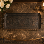 Set de Té Oriental con Bandeja Ornamentada - BOUTIQUEDELAINDIA