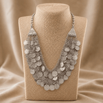 Collar Artesanal Cascada de Monedas - BOUTIQUEDELAINDIA