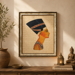 cuadro egipcio, papirus egipcio, arte egipcio, decoración egipcia, cuadro enmarcado, cultura egipcia, papirus