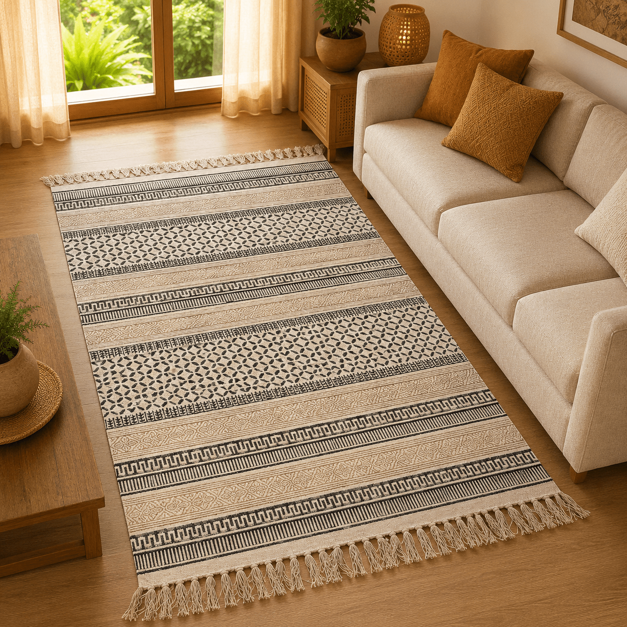 Alfombra Artesanal Dharma Veda - BOUTIQUEDELAINDIA