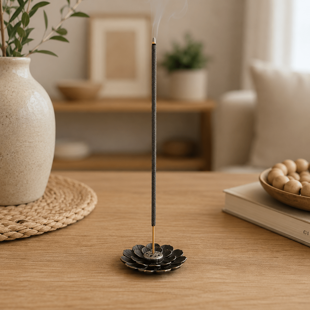 Porta Incienso Flor de Loto pequeño - BOUTIQUEDELAINDIA