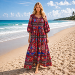 Vestido Yashiv de Viscosa Color Rosa