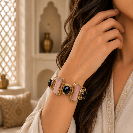 Kali Amara Bracelet of Inner Balance with Semi-Precious Stones