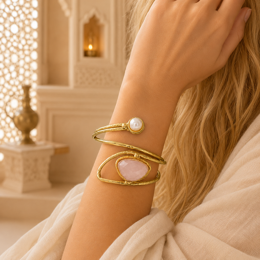 Chandra Prem Bracelet with Semi-Precious Stones
