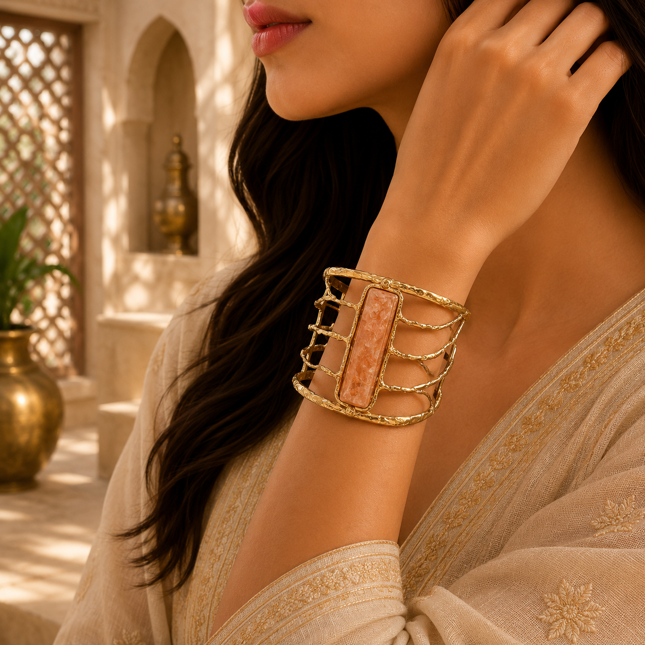 Brazalete Jaya Lakshmi de la Prosperidad