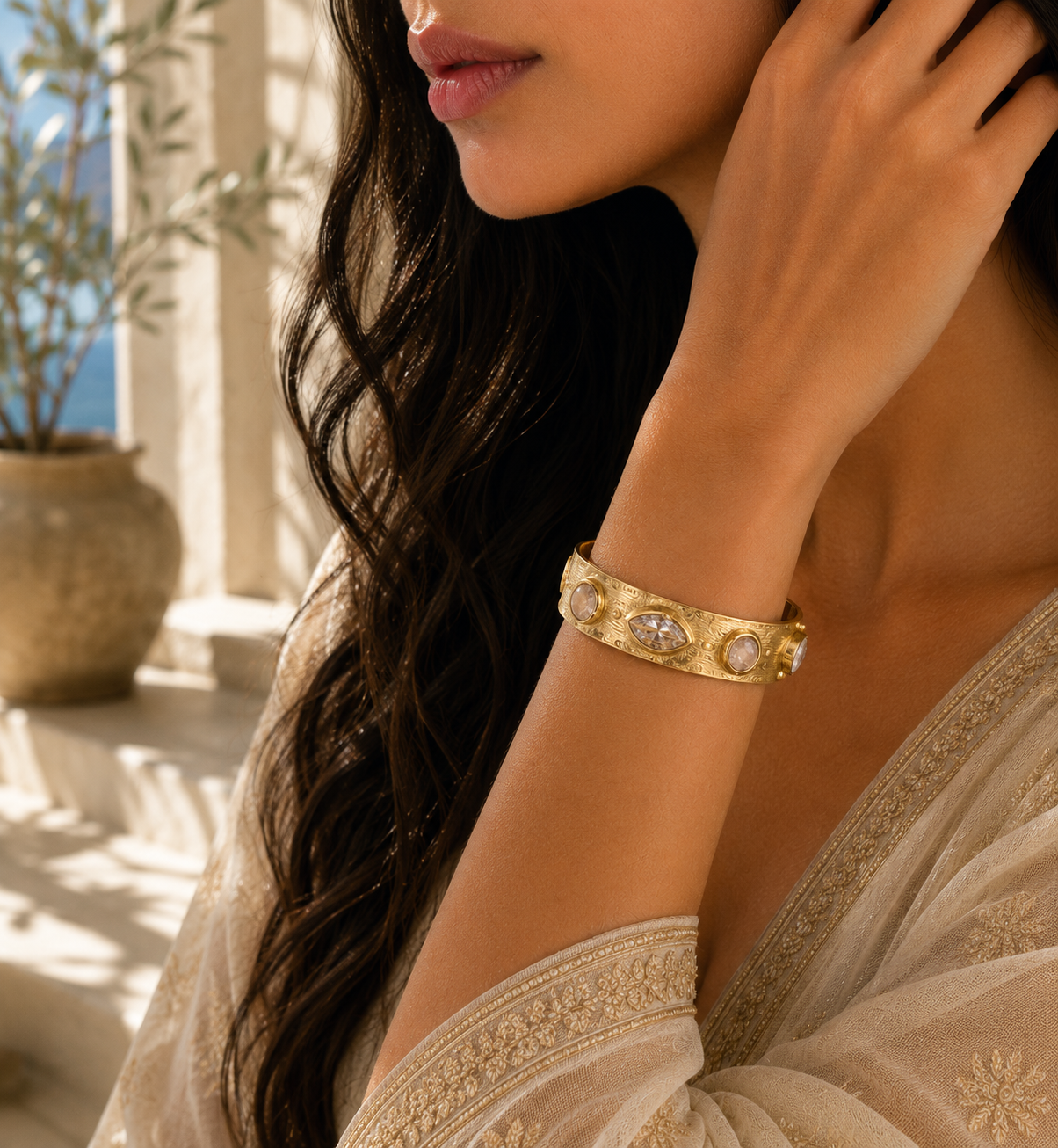 Brazalete Ratna Jyotsna de la Luz de las Gemas