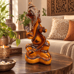 Ganesha Decorativo Ananda con Detalles Dorados - BOUTIQUEDELAINDIA