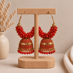 Aretes Jhumka Naira en Bronce - BOUTIQUEDELAINDIA