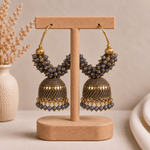 Aretes Jhumka Naira en Bronce - BOUTIQUEDELAINDIA