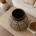 Canasto de Mesa Artesanal Mandala Cuadrado - BOUTIQUEDELAINDIA