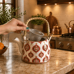 Tetera Artesanal Capadocia con Infusor - BOUTIQUEDELAINDIA