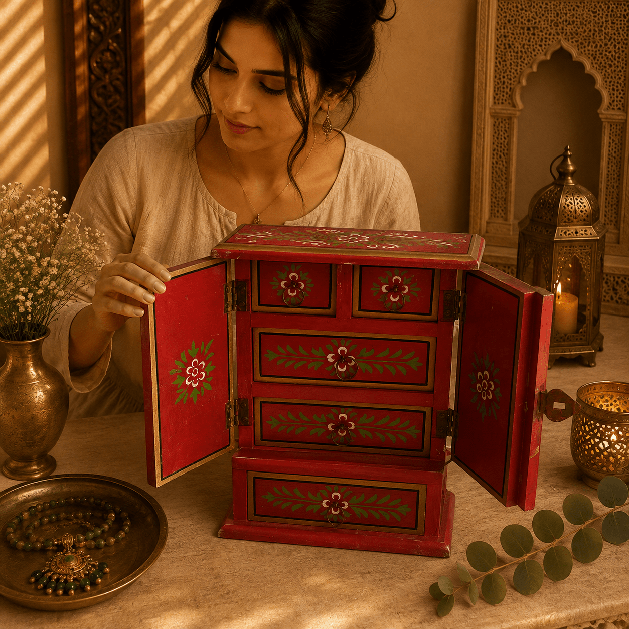Joyero Organizador Kamya de la India