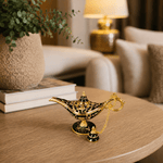 Figura Decorativa Mini Lámpara de Aladino Noor Negra - BOUTIQUEDELAINDIA