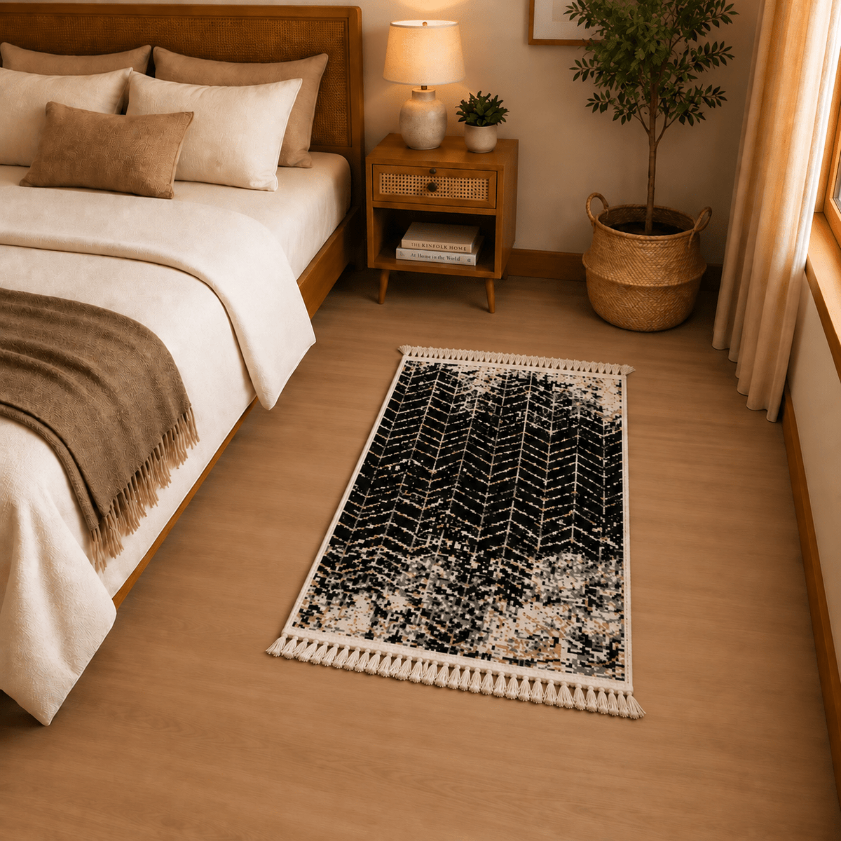 Tapete Doble Faz de Diseño Abstracto Oriental - BOUTIQUEDELAINDIA