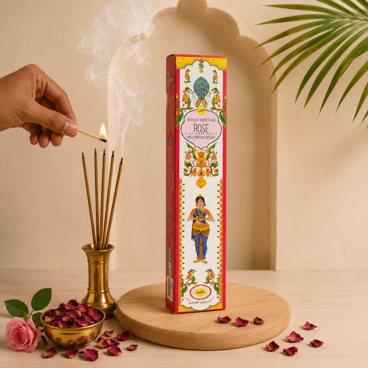 Incienso Indian Heritage Rosa PPM5.4K