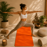Mat de Yoga Shanti con Estuche incluido - Naranja - BOUTIQUEDELAINDIA