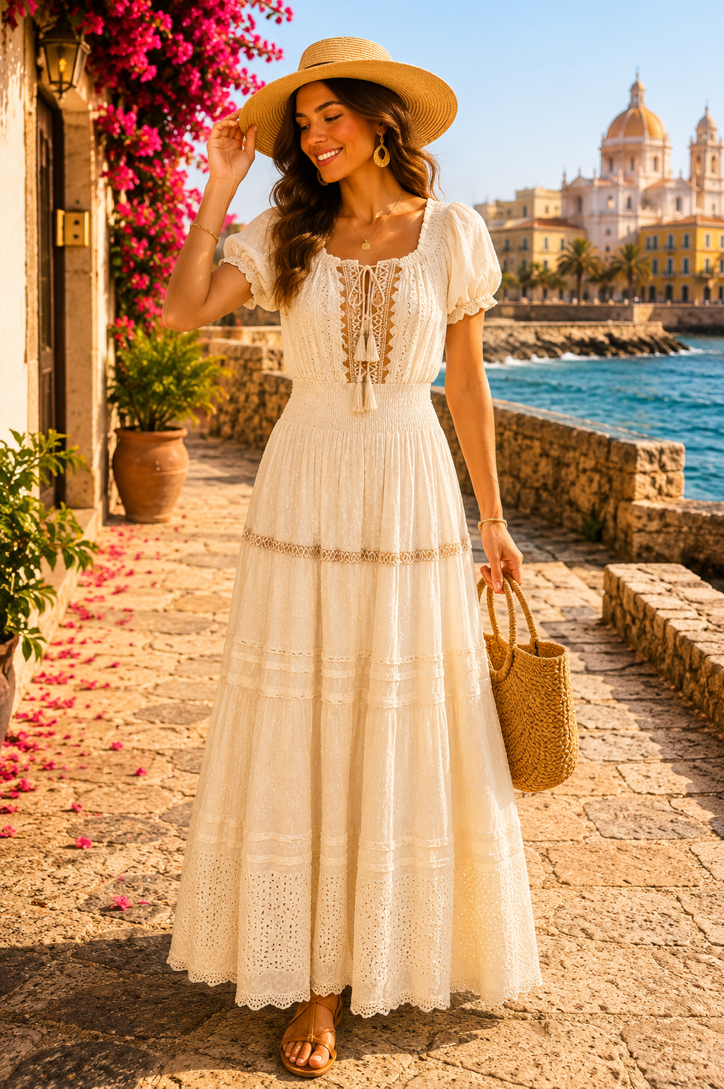 Vestido Boho Artesanal Boutique de la India