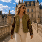 Chaqueta Corta Nayra 100% en Seda - BOUTIQUEDELAINDIA