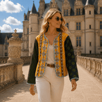 Chaqueta Corta Kyra 100% en Seda - BOUTIQUEDELAINDIA
