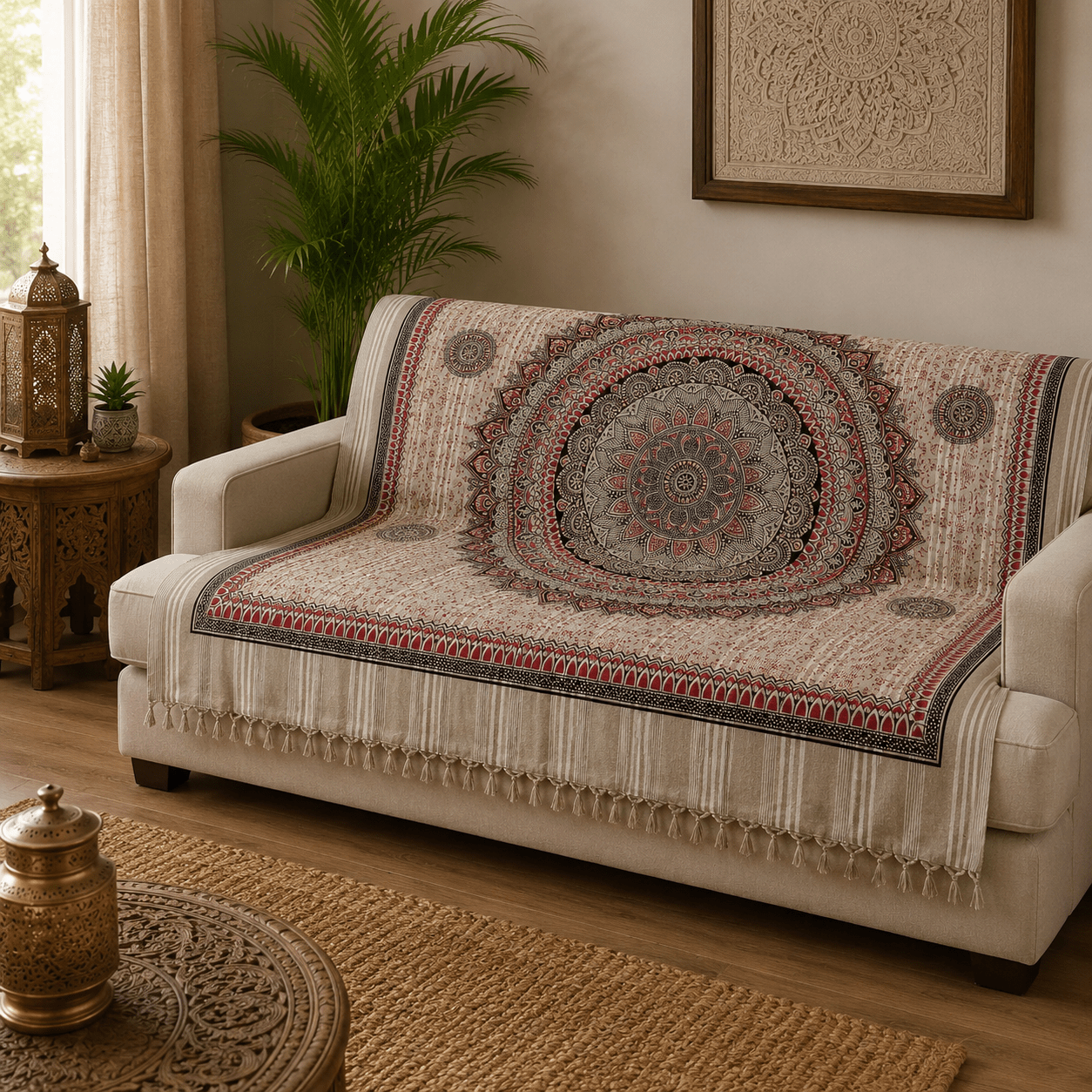 Tapiz Decorativo Mandala Shanti Arena - BOUTIQUEDELAINDIA