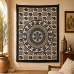 Tapiz decorativo grande, tapiz de pared, tapiz mandala, tela decorativa, Boutique de la India en Colombia 