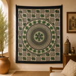Tapiz decorativo grande, tapiz de pared, tapiz mandala, tela decorativa, Boutique de la India en Colombia 
