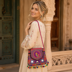 Bolso indio, bolso boho mujer, bordado, bolso con espejos India, cartera Boutique de la India Colombia.