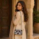 Bolso indio, bolso boho mujer, bordado, bolso con espejos India, cartera Boutique de la India Colombia.