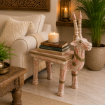 Mesa Auxiliar Ranthambore Gacela, cabra - BOUTIQUEDELAINDIA