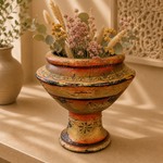 Florero Decorativo Bundi Rústico de la India - BOUTIQUEDELAINDIA