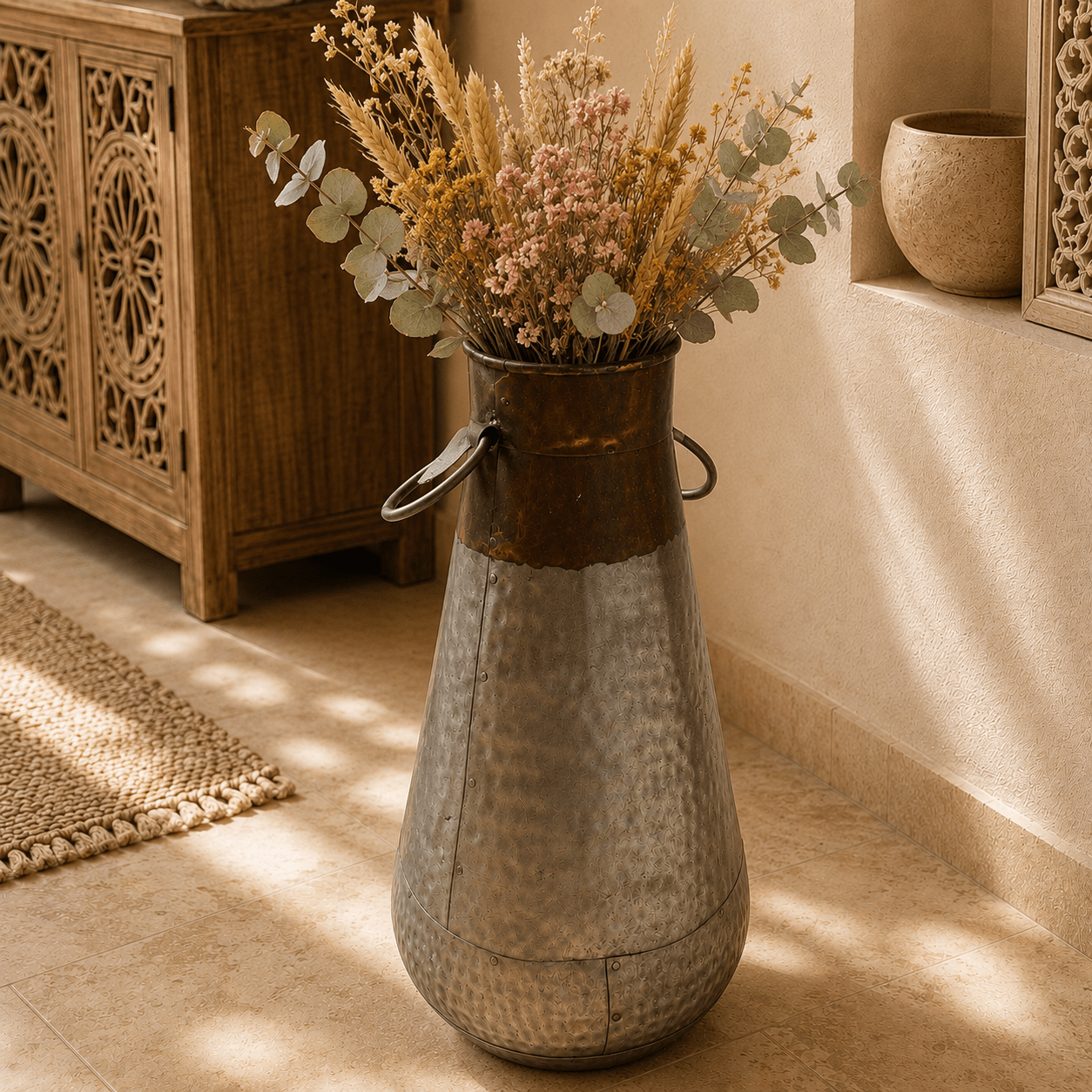 Jarrón Decorativo Kutch de la India - BOUTIQUEDELAINDIA
