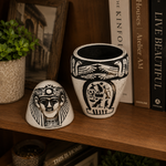 Figura Decorativa Caja Sarcófago Faraón - BOUTIQUEDELAINDIA