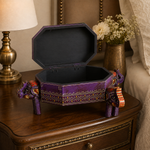 Joyero o Caja Decorativa Gaja Rangoli - BOUTIQUEDELAINDIA