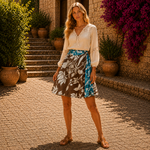 Falda patchwork, falda seda, falda india - BOUTIQUEDELAINDIAENCOLOMBIA