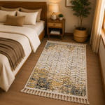 Tapete artesanal Hindú, Alfombra Hindú - BOUTIQUEDELAINDIA