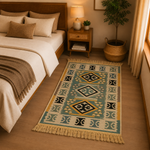 Tapete artesanal Hindú, Alfombra Hindú - BOUTIQUEDELAINDIA