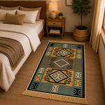 Tapete artesanal Hindú, Alfombra Hindú - BOUTIQUEDELAINDIA