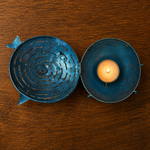 Porta vela Decorativa de Metal - BOUTIQUEDELAINDIAENCOLOMBIA