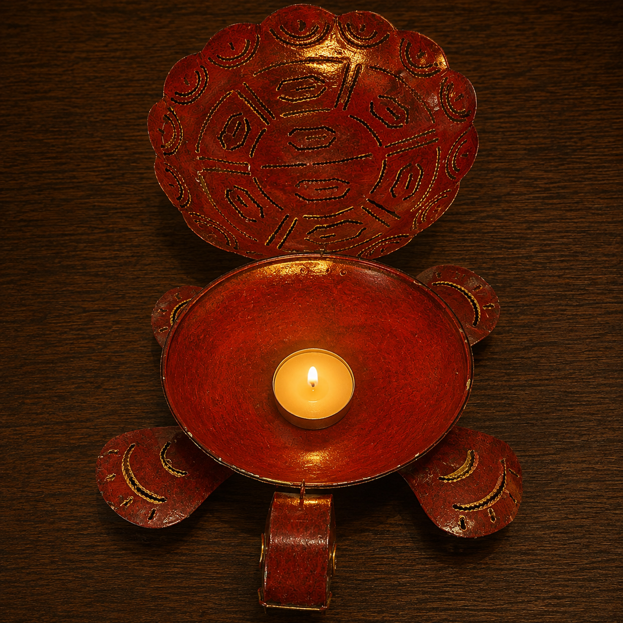 Porta vela Decorativa de Metal - BOUTIQUEDELAINDIAENCOLOMBIA