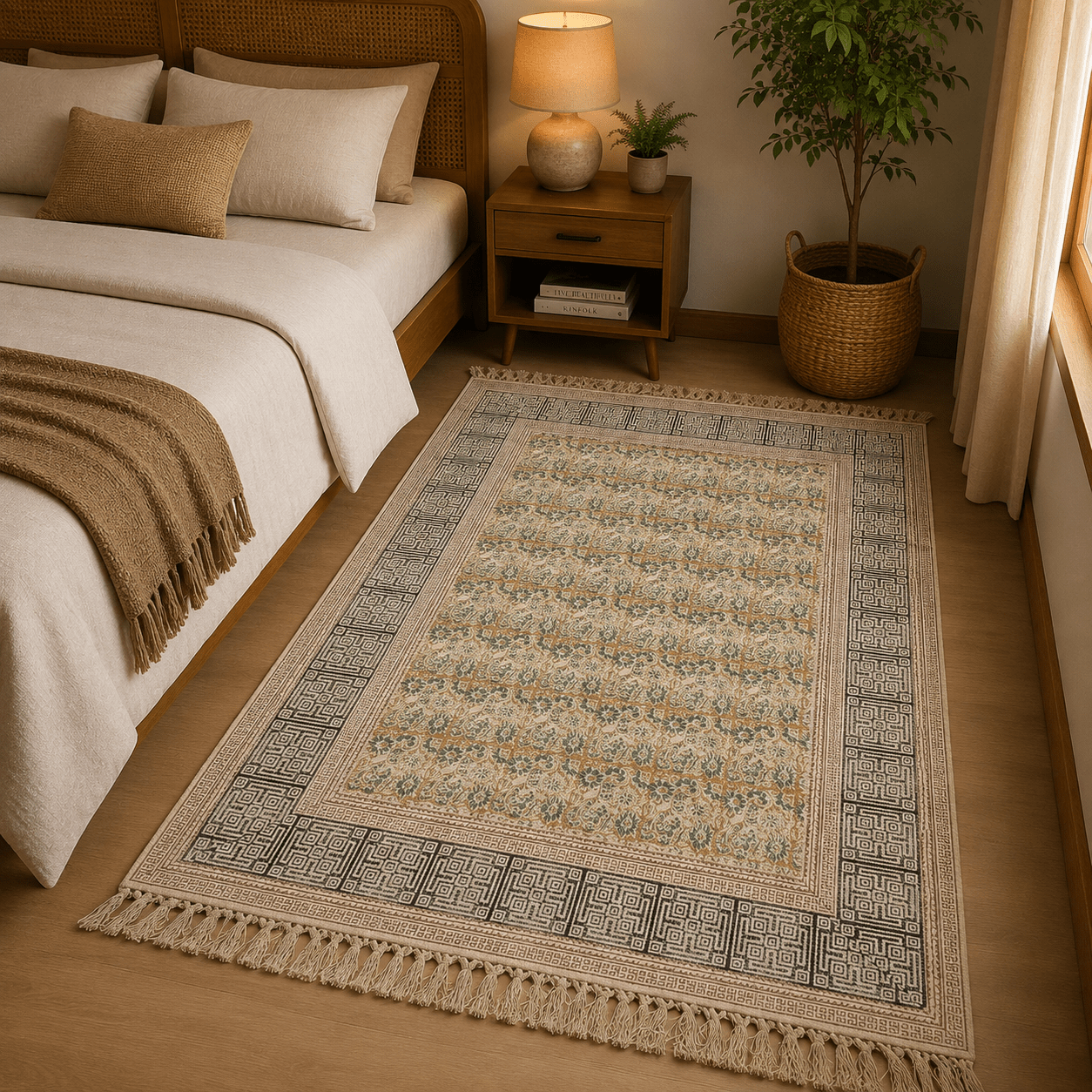 Alfombra Artesanal Padma Mahal - BOUTIQUEDELAINDIA