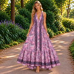 Vestido Mara Largo Morado Elegante - BOUTIQUEDELAINDIA