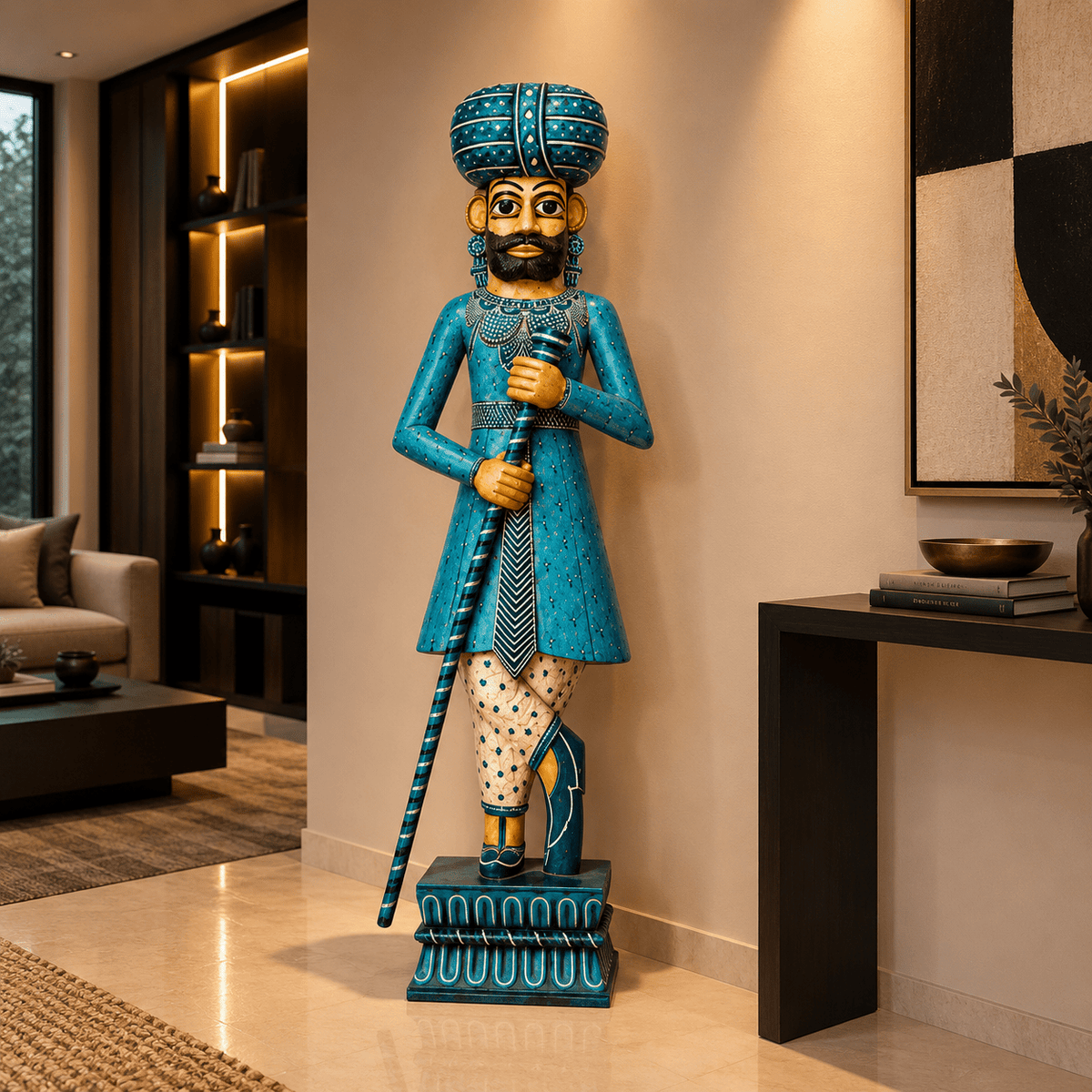 Estatua - Guardián Real de la India - BOUTIQUEDELAINDIA