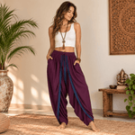 Pantalón Ancho Unisex para Yoga Vira Vino - BOUTIQUEDELAINDIA