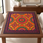 Mantel de Mesa, Centro de Mesa, Estilo Hindú - BOUTIQUEDELAINDIA