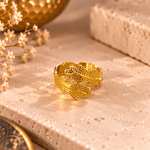 Combo Priya de 3 Anillos en Bronce Dorado - BOUTIQUEDELAINDIA