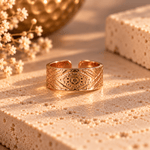 Anillo Aditi Ojo Protector en Cobre - BOUTIQUEDELAINDIA