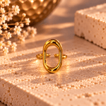 Combo Kavya de 3 Anillos en Bronce Dorado - BOUTIQUEDELAINDIA